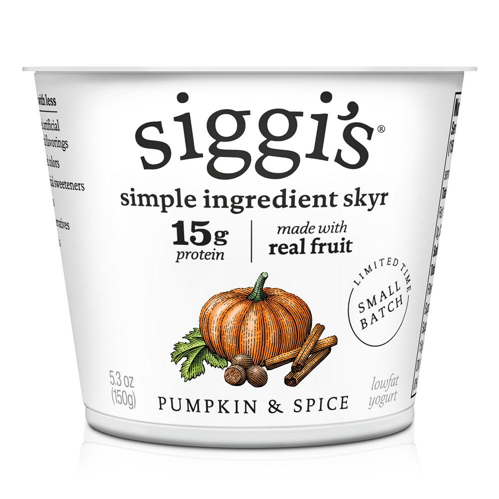Siggi's 2% Skyr Yogurt - Pumpkin & Spice, 5.3 oz