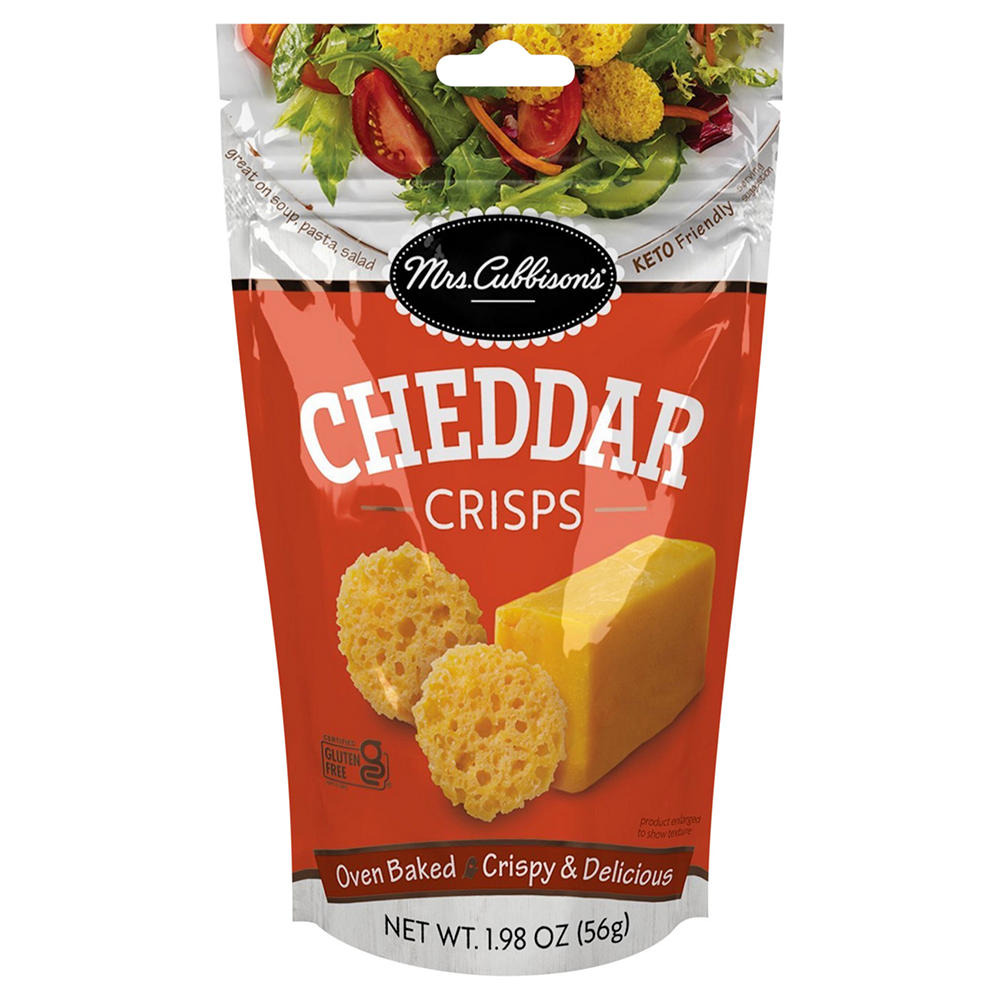Mrs. Cubbison's Cheddar Cheese Baked Cheese Crisps, 1.98 oz