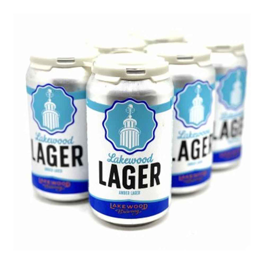 Lakewood Lager Craft Beer 6 pk Cans, 12 oz