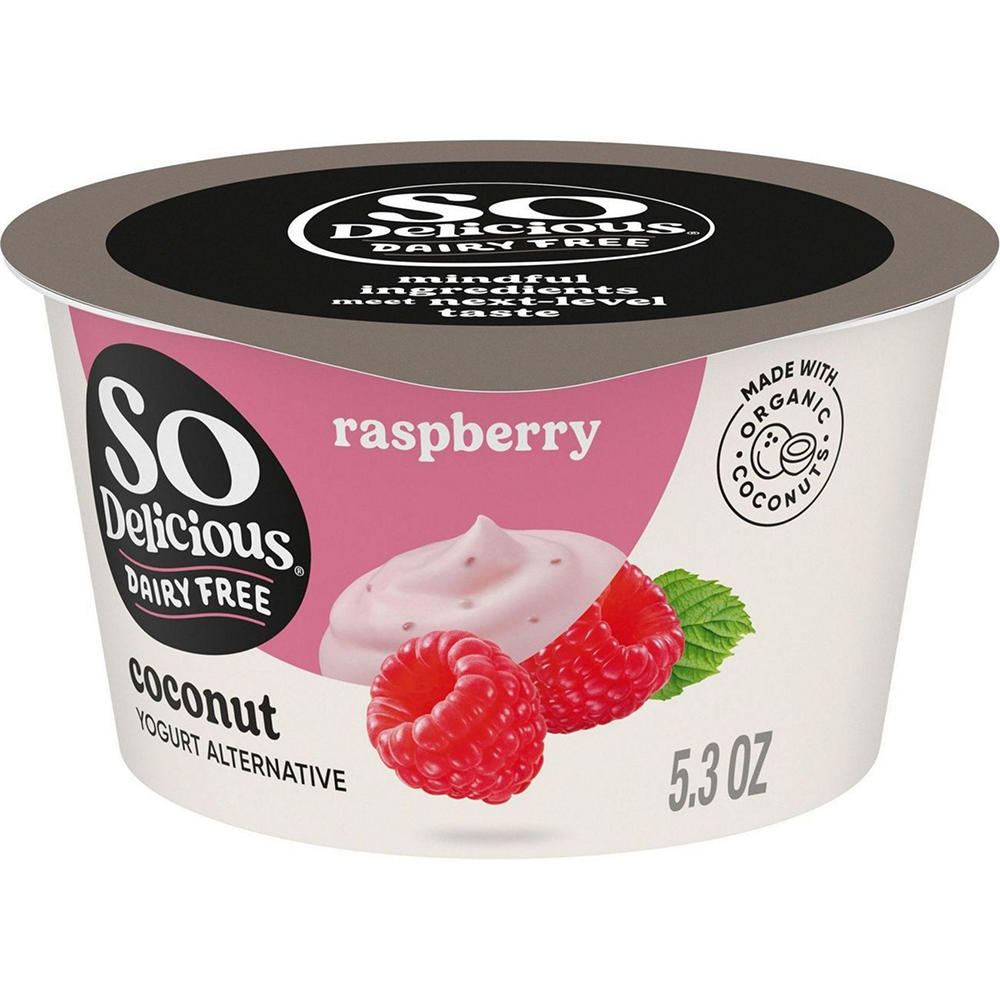 So Delicious Dairy Free Coconutmilk Yogurt - Raspberry, 5.3 oz