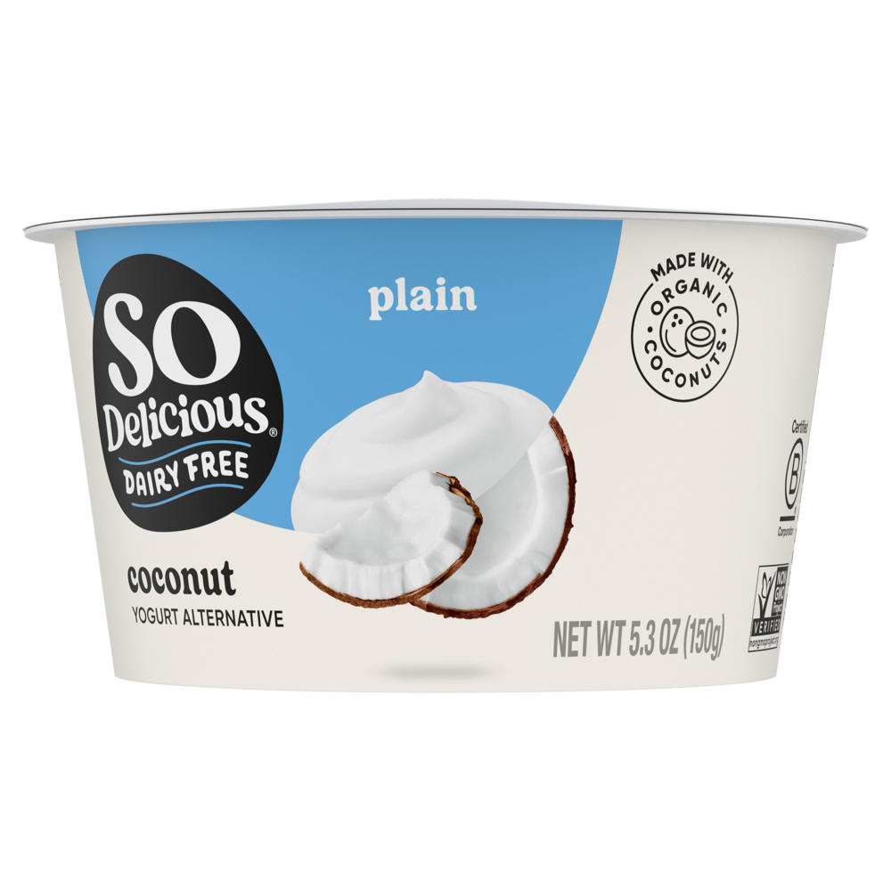 So Delicious Dairy Free Coconutmilk Yogurt - Plain, 5.3 oz