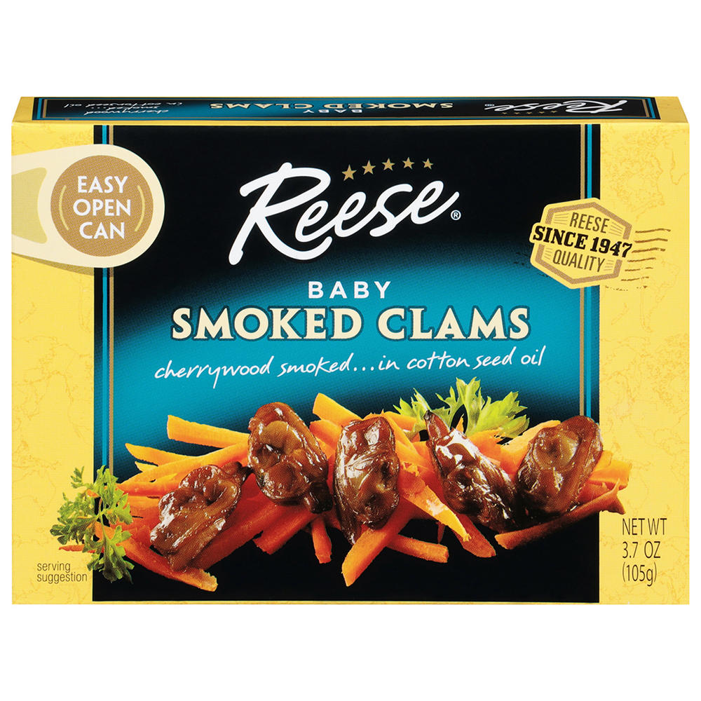 Reese Smoked Baby Clams, 3.66 oz