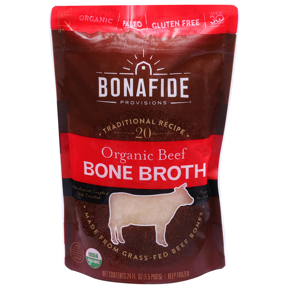 Bonafide Provisions Frozen Organic Beef Bone Broth, 24 oz