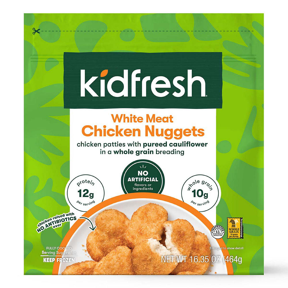 Kidfresh Frozen White Meat Chicken Nuggets, 16.35 oz