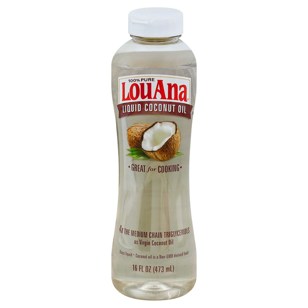 LouAna Liquid Coconut Oil, 16 oz