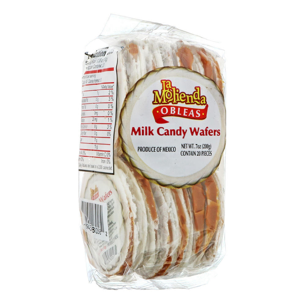 La Molienda Obleas, Milk Candy Wafers, 7 oz