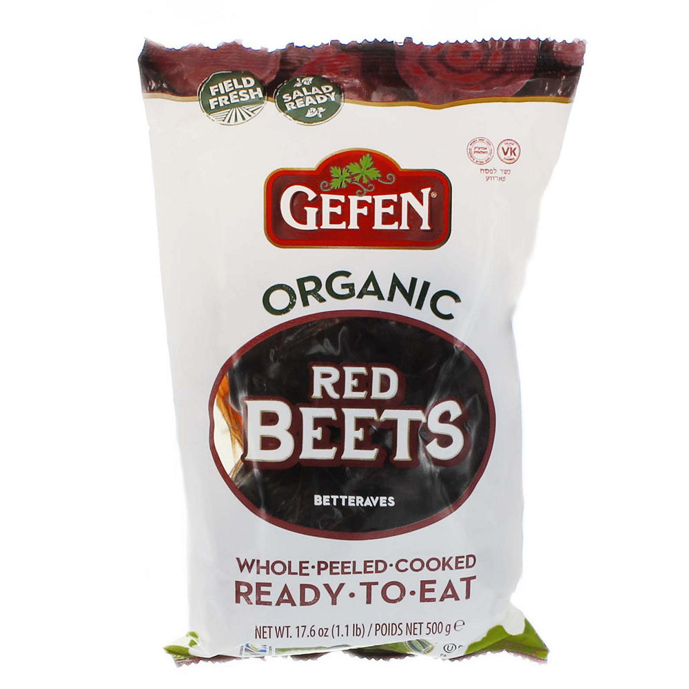 Gefen Kosher Organic Red Beets, 17.6 oz