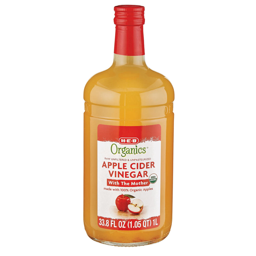 H-E-B Organics Apple Cider Vinegar, 1 L
