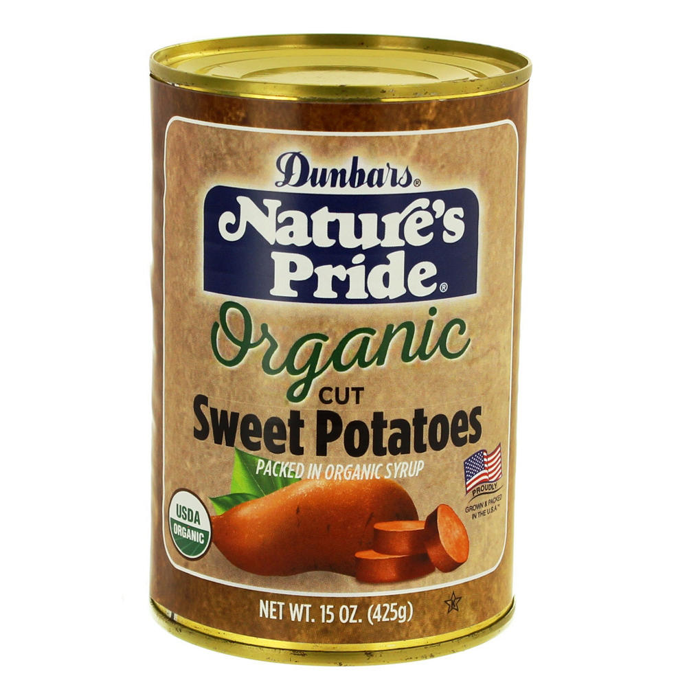 Nature's Pride Organic Cut Sweet Potatoes, 15 oz