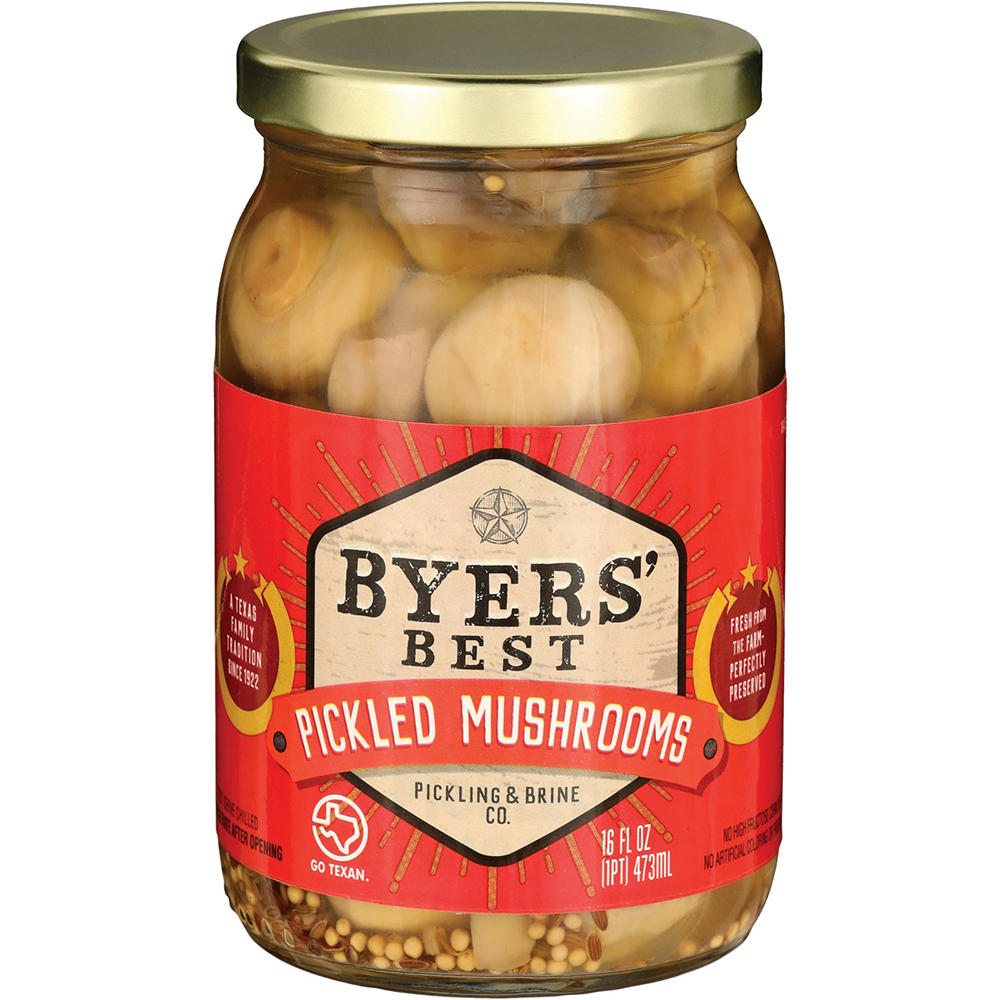 Byers' Best Pickled Mushrooms, 16 oz