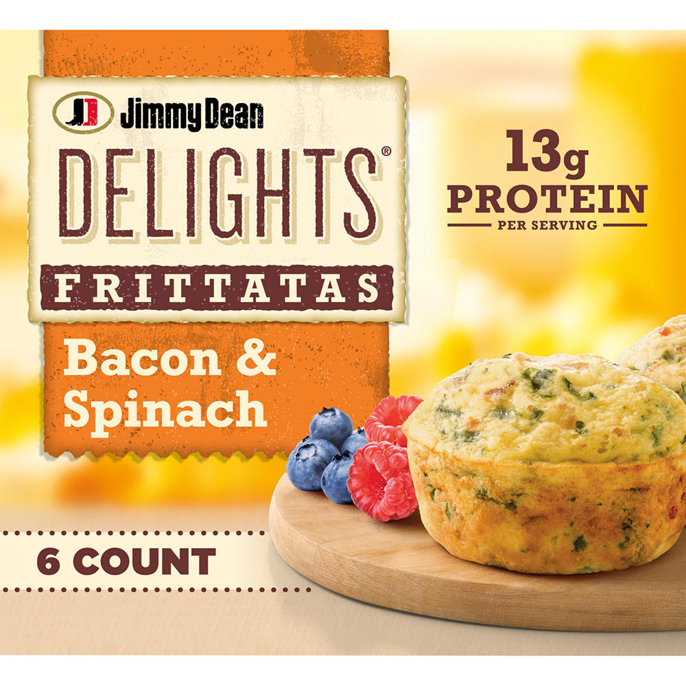 Jimmy Dean Delights Bacon & Spinach Frittatas, 6 ct