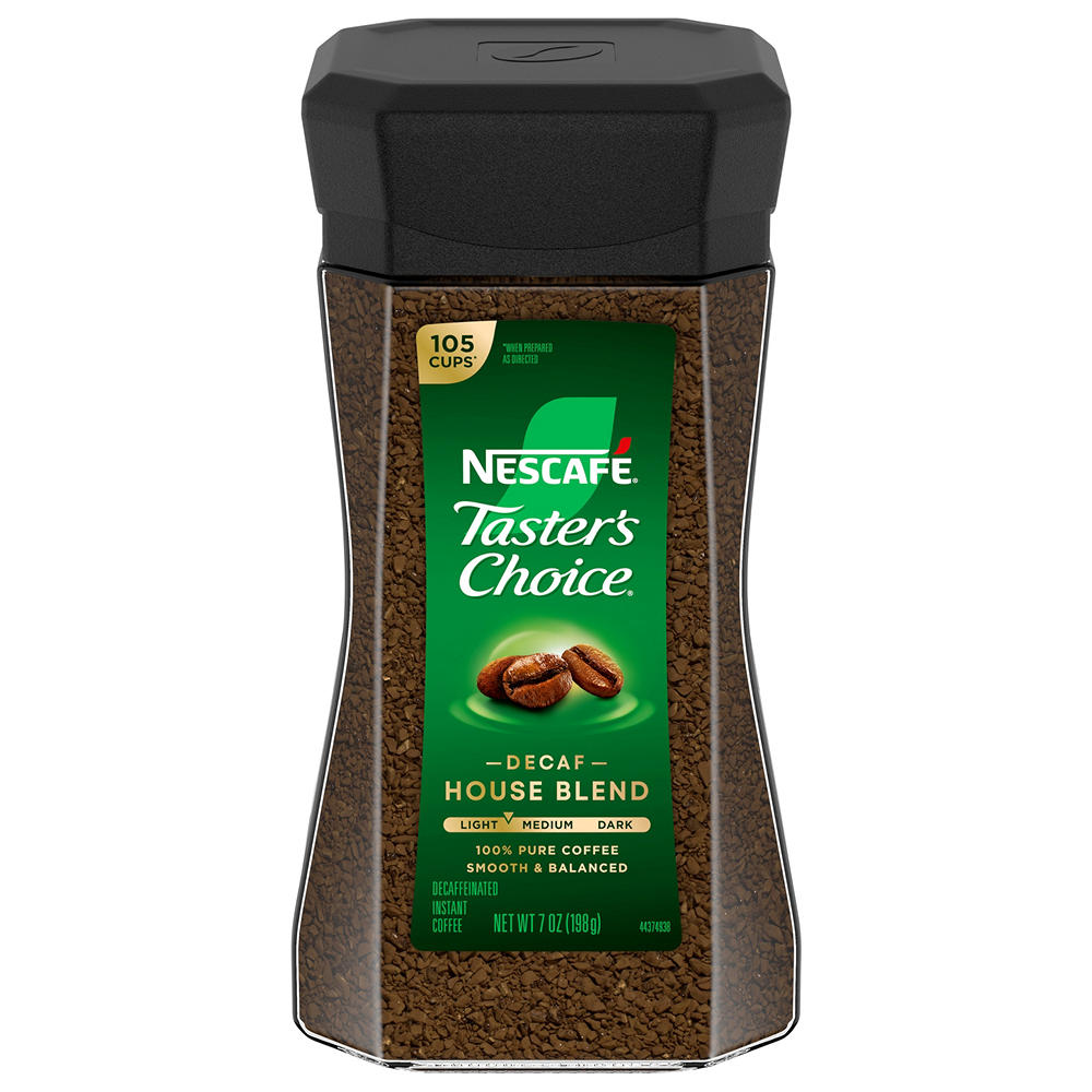Nescafe Tasters Choice Decaf Instant Coffee, 7 oz