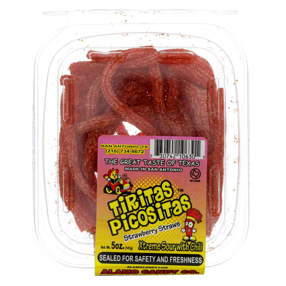 Alamo Candy Co. Titritas Picositas Tub, 5 oz