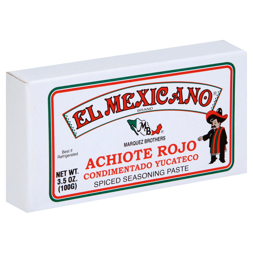 El Mexicano Achiote Rojo Spiced Seasoning Paste, 3.5 oz