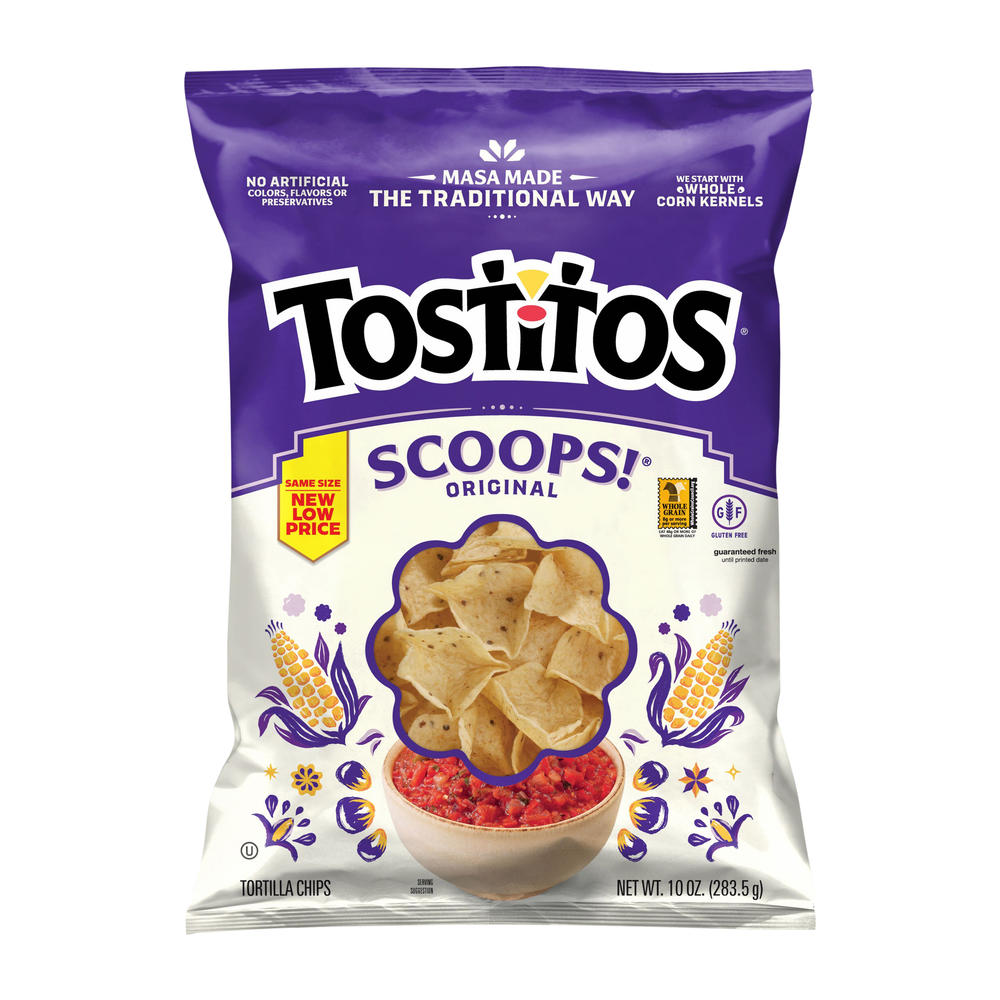 Tostitos Scoops! Original Tortilla Chips, 10 oz