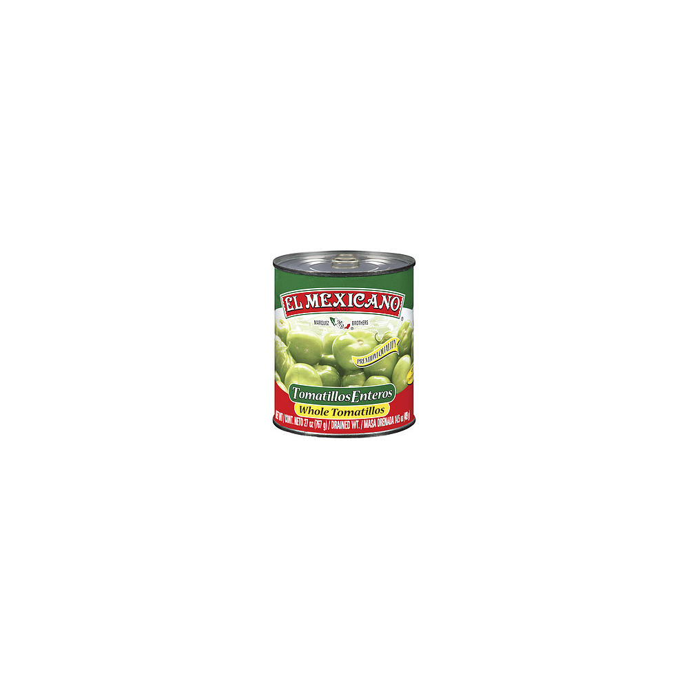 El Mexicano Tomatillos Enteros Whole Tomatillos, 27 oz