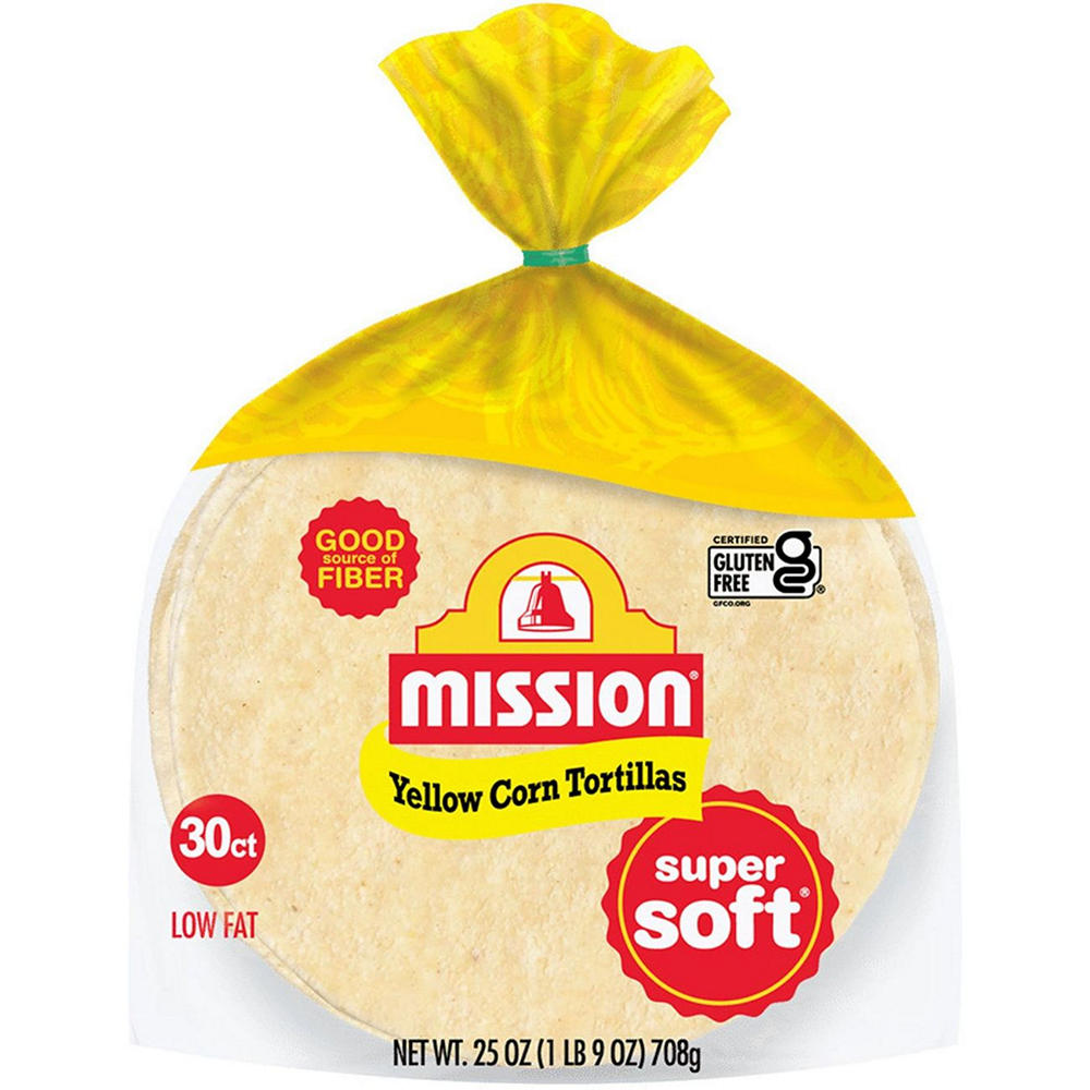 Mission Super Soft Yellow Corn Tortillas, 30 ct