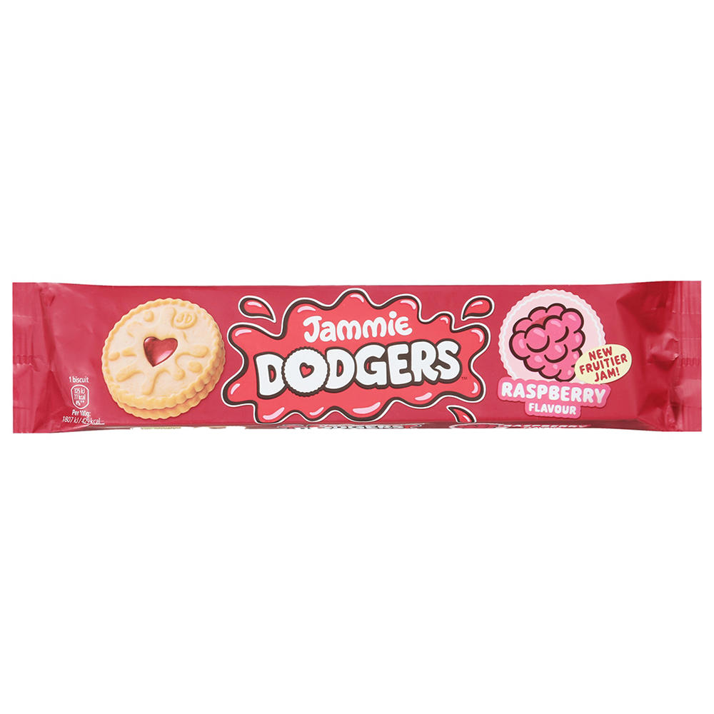 Burton's Raspberry Jammie Dodgers Cookies, 4.94 oz