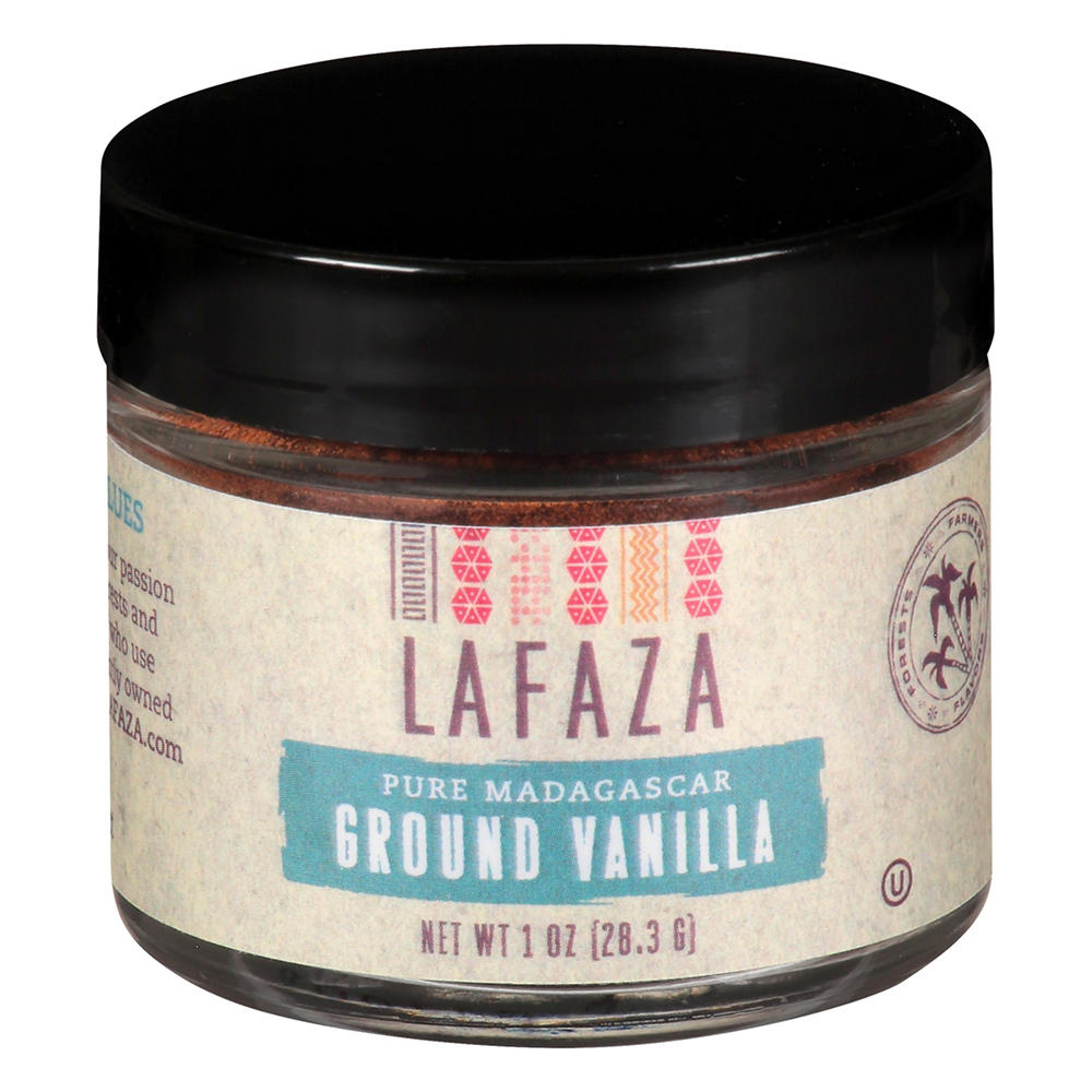 Lafaza Pure Madagascar Bourbon Ground Vanilla, 1 oz