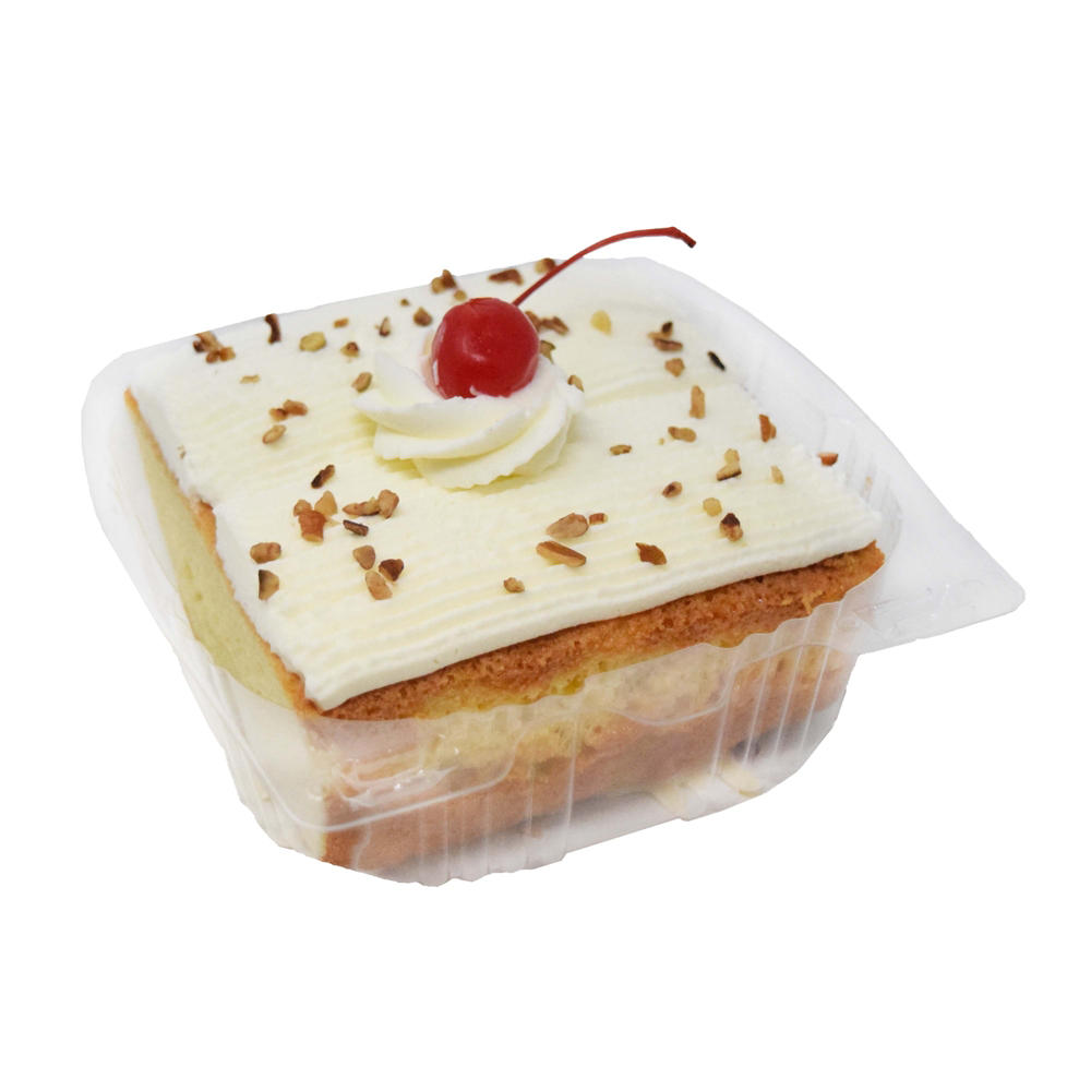 H-E-B Bakery Cherry Pecan Tres Leches Cake Slice