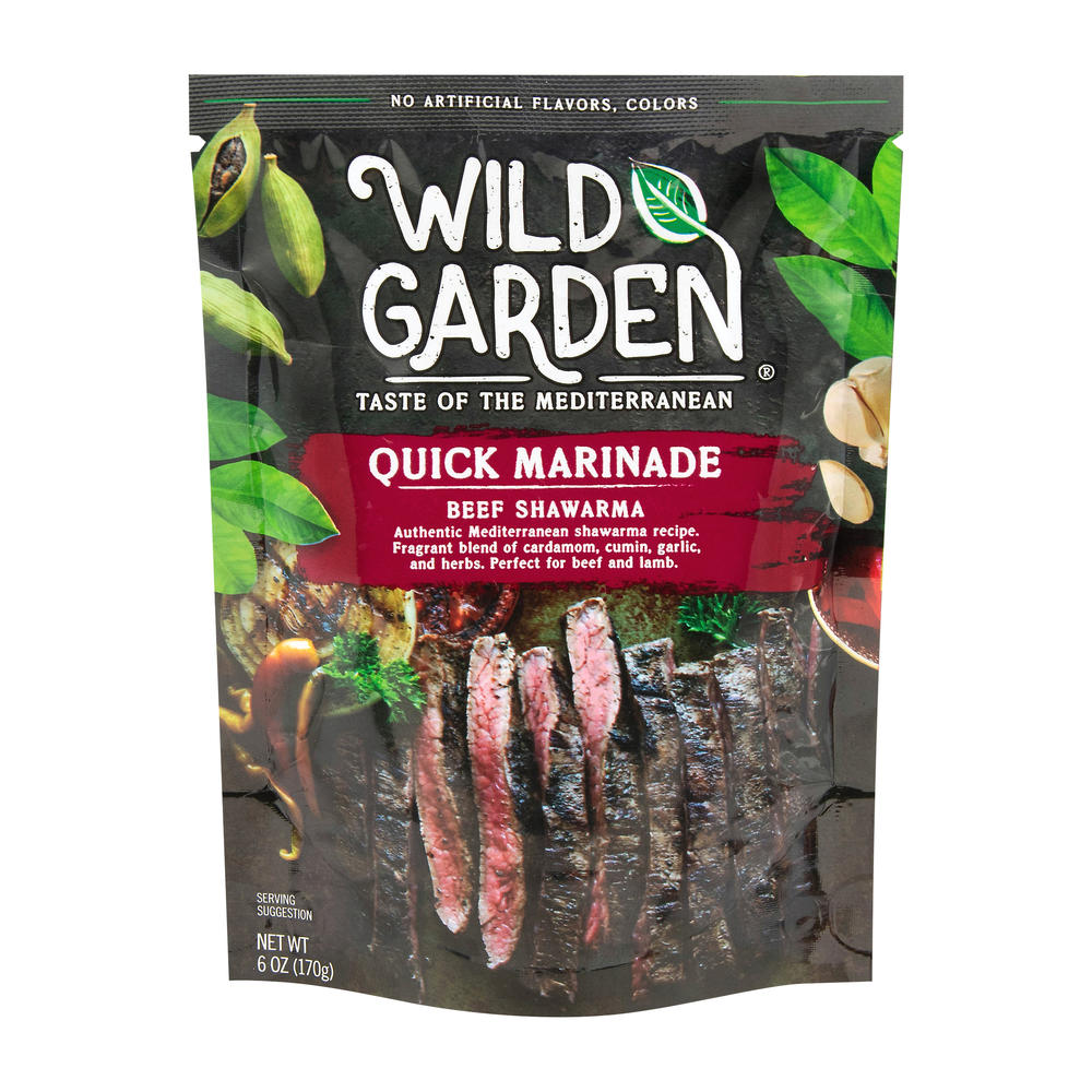 Wild Garden Shawarma Quick Marinade Mild, 6 oz