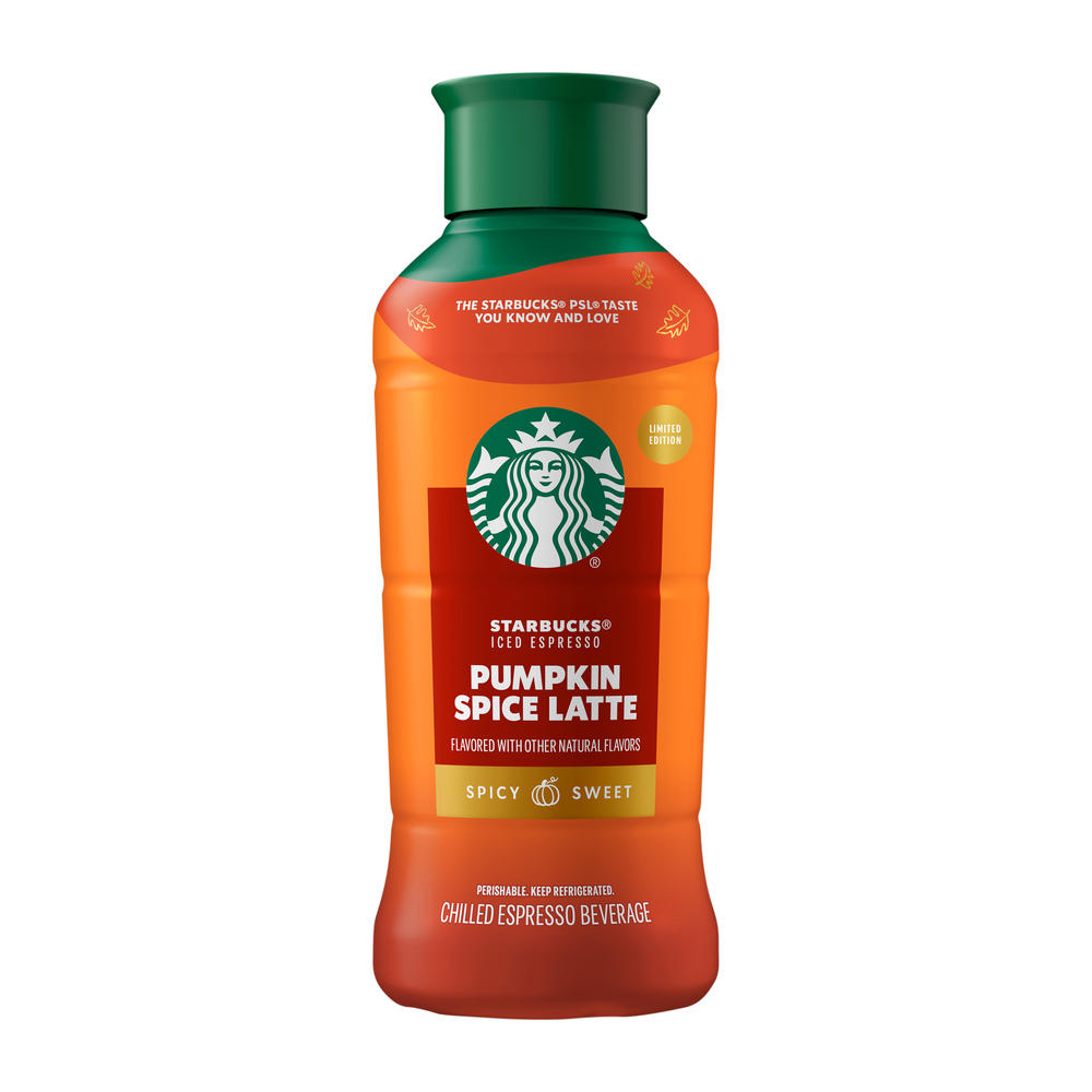 Starbucks Chilled Espresso Beverage - Pumpkin Spice Latte, 40 oz