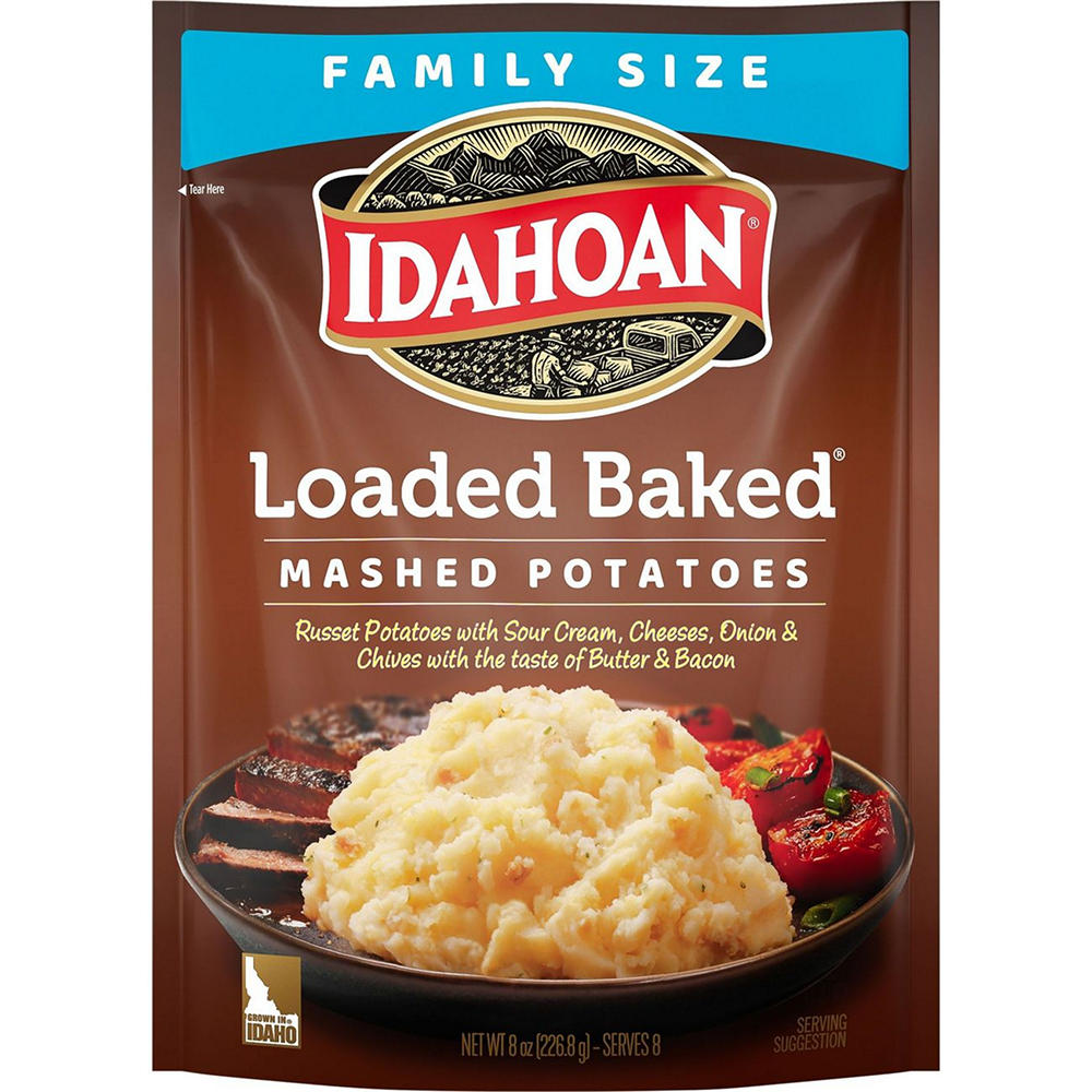 Idahoan Family Size Loaded Baked Mashed Potatoes, 8 oz