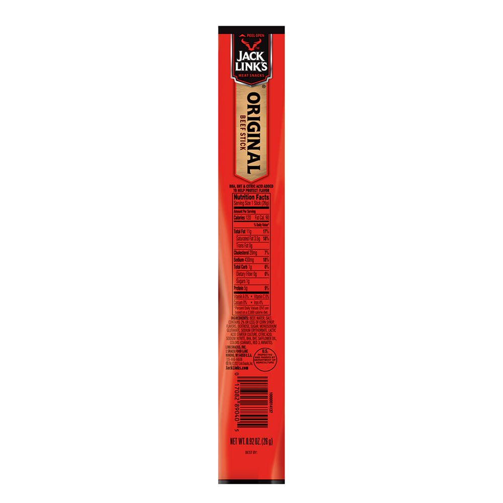 Jack Link's 5g Protein Original Beef Stick, 0.92 oz