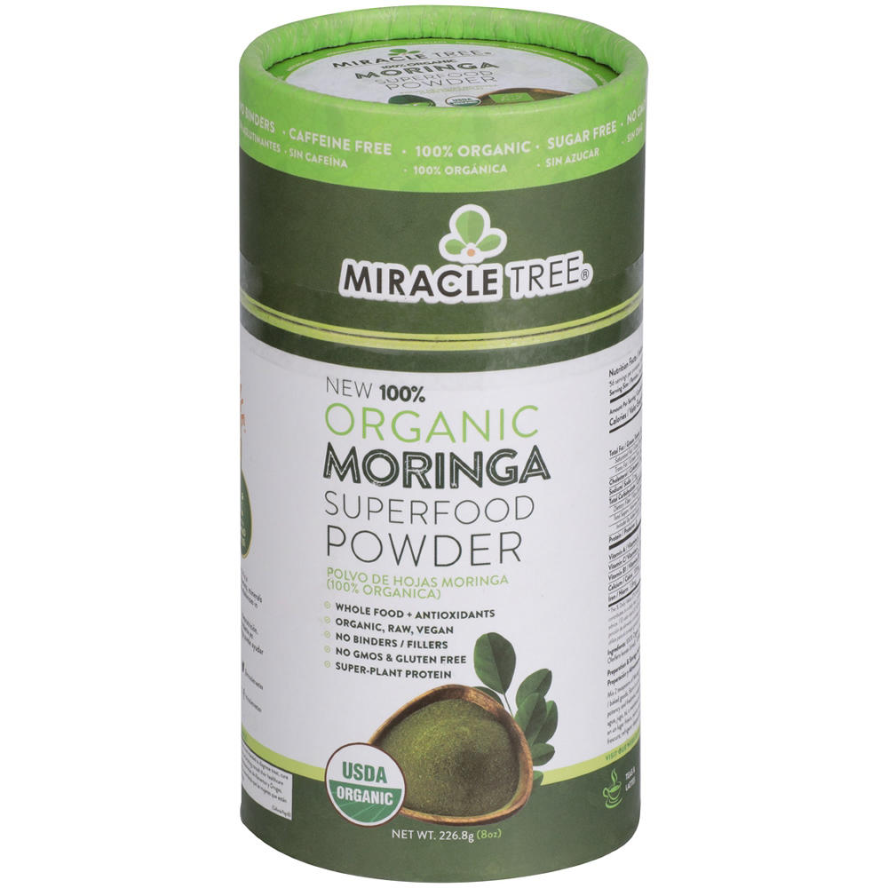 Miracle Tree Organic Moringa Superfood Powder, 8 oz