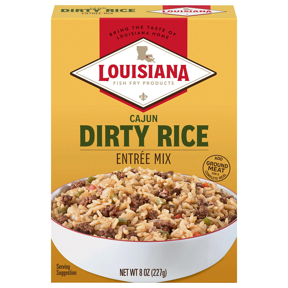 Louisiana Fish Fry Products Dirty Rice Mix, 8 oz
