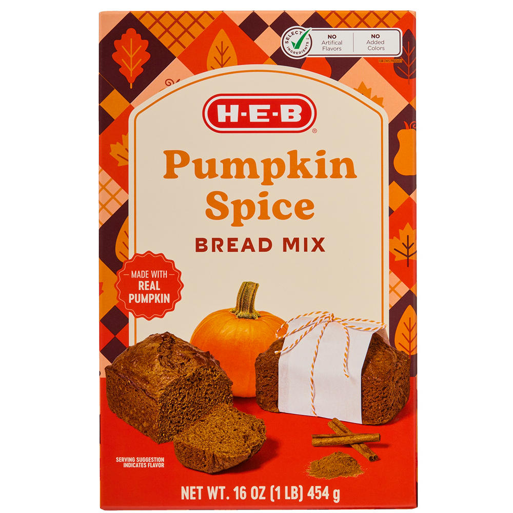 H-E-B Pumpkin Spice Bread Mix, 16 oz
