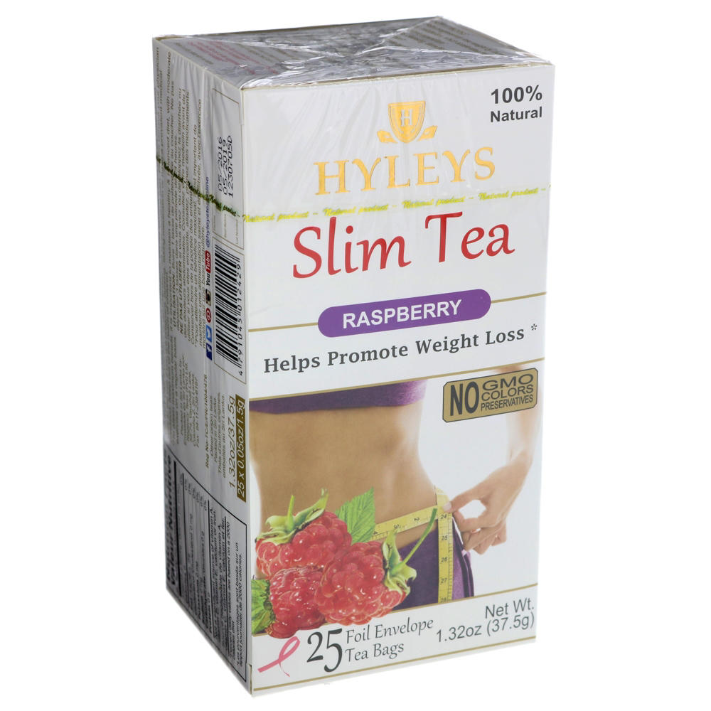 Hyleys Slim Tea - Raspberry, 25 ct
