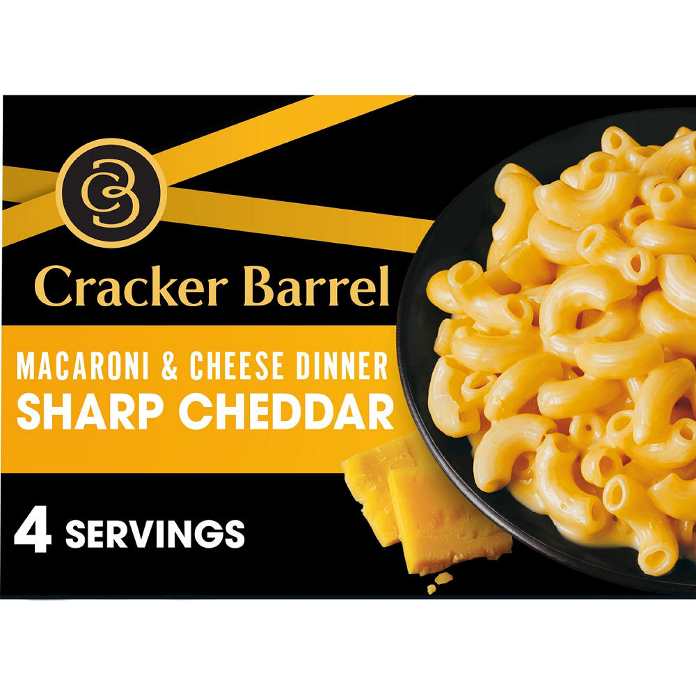 Cracker Barrel Sharp Cheddar Macaroni & Cheese Dinner, 14 oz