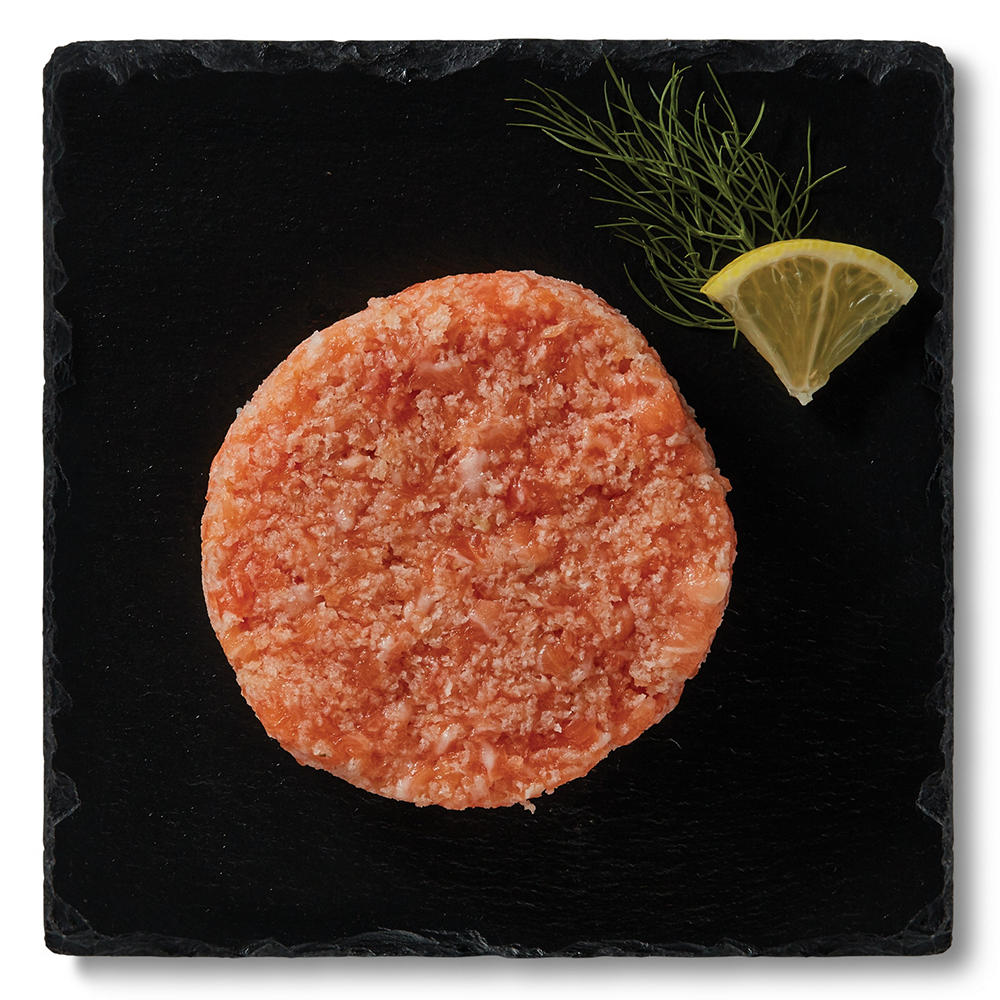 H-E-B Unseasoned Salmon Burger