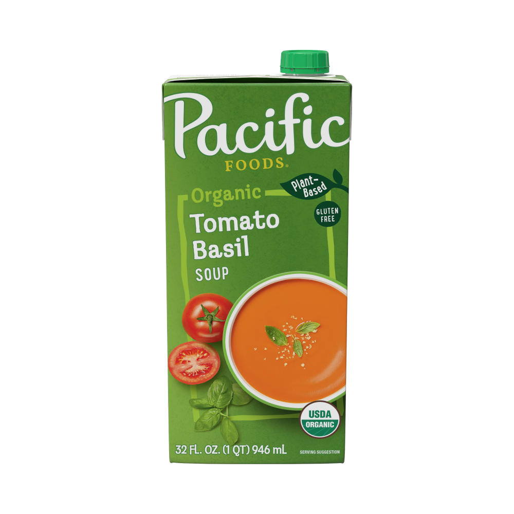 Pacific Foods Organic Tomato Basil Soup, 32 oz