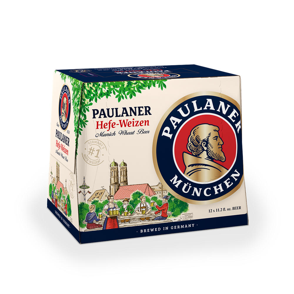 Paulaner Hefe-Weizen Natural Wheat Beer 12 pk Bottles, 12 oz