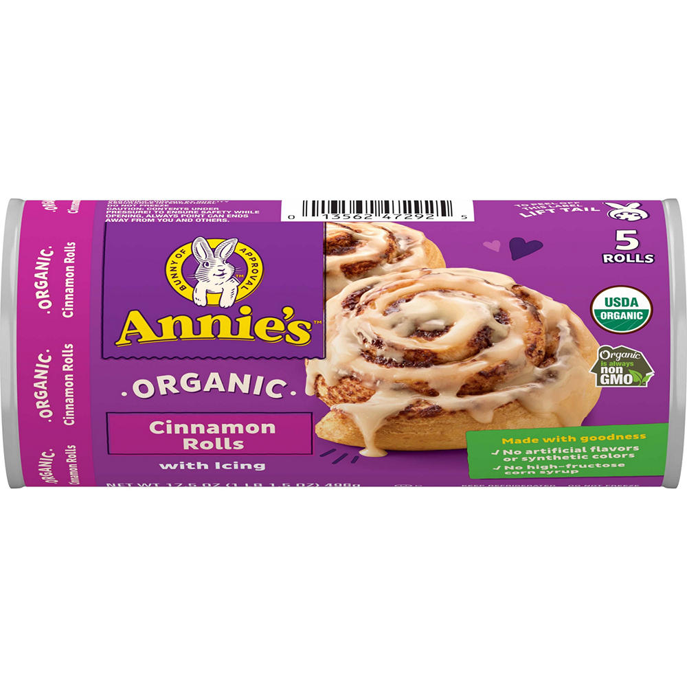 Annie's Organic Cinnamon Rolls with Icing, 5 ct