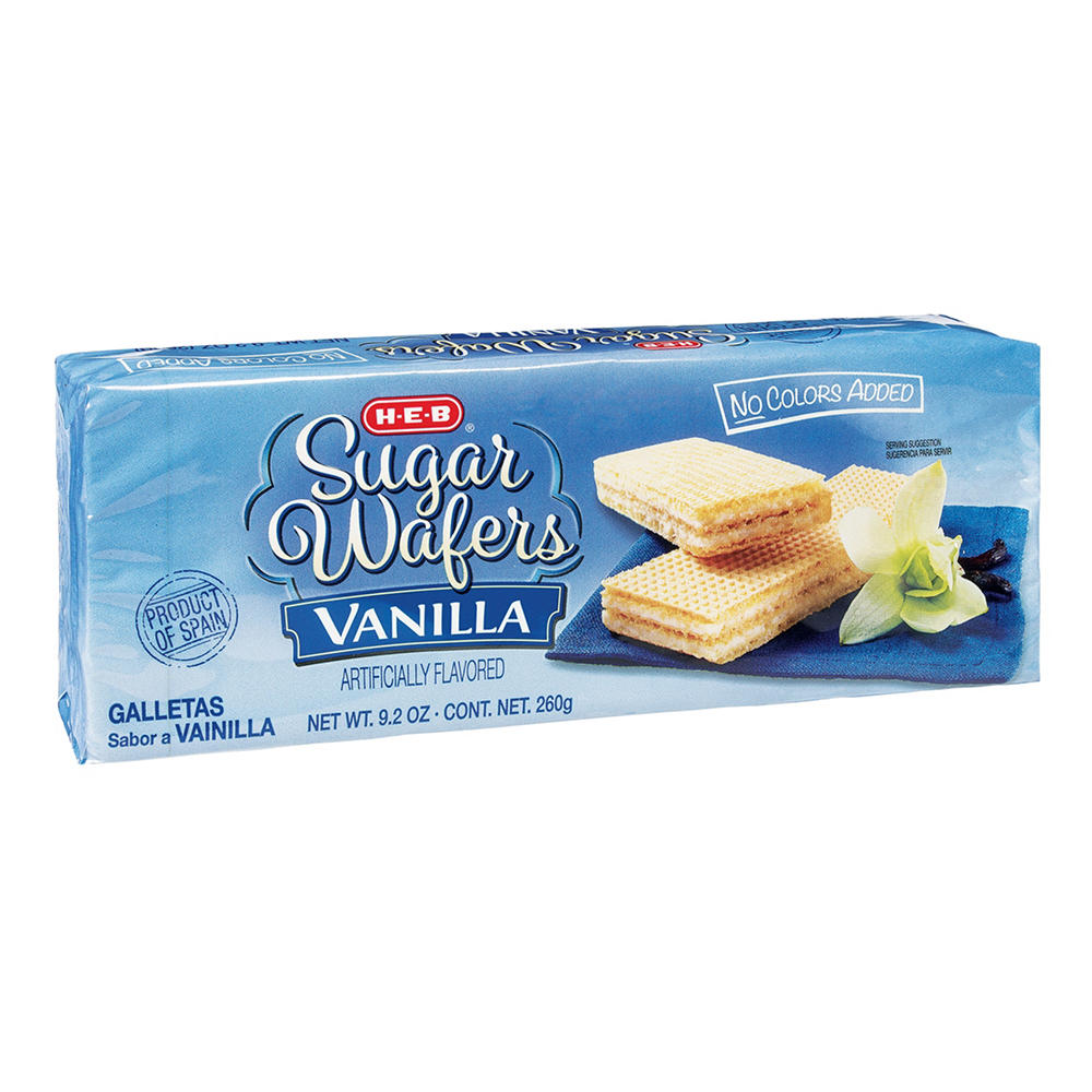 H-E-B Vanilla Sugar Wafers, 9.2 oz