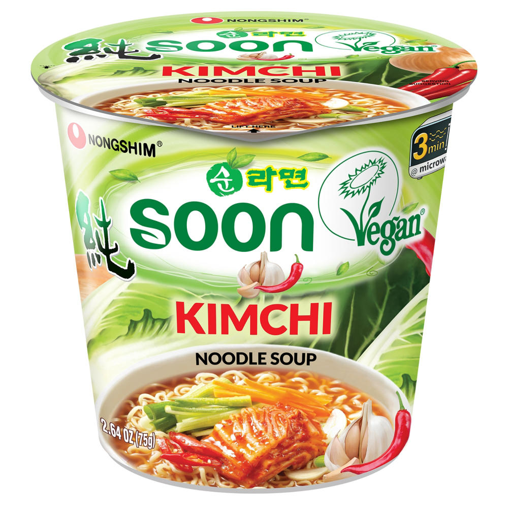 Nongshim Kimchi Noodle Soup Cup, 2.64 oz