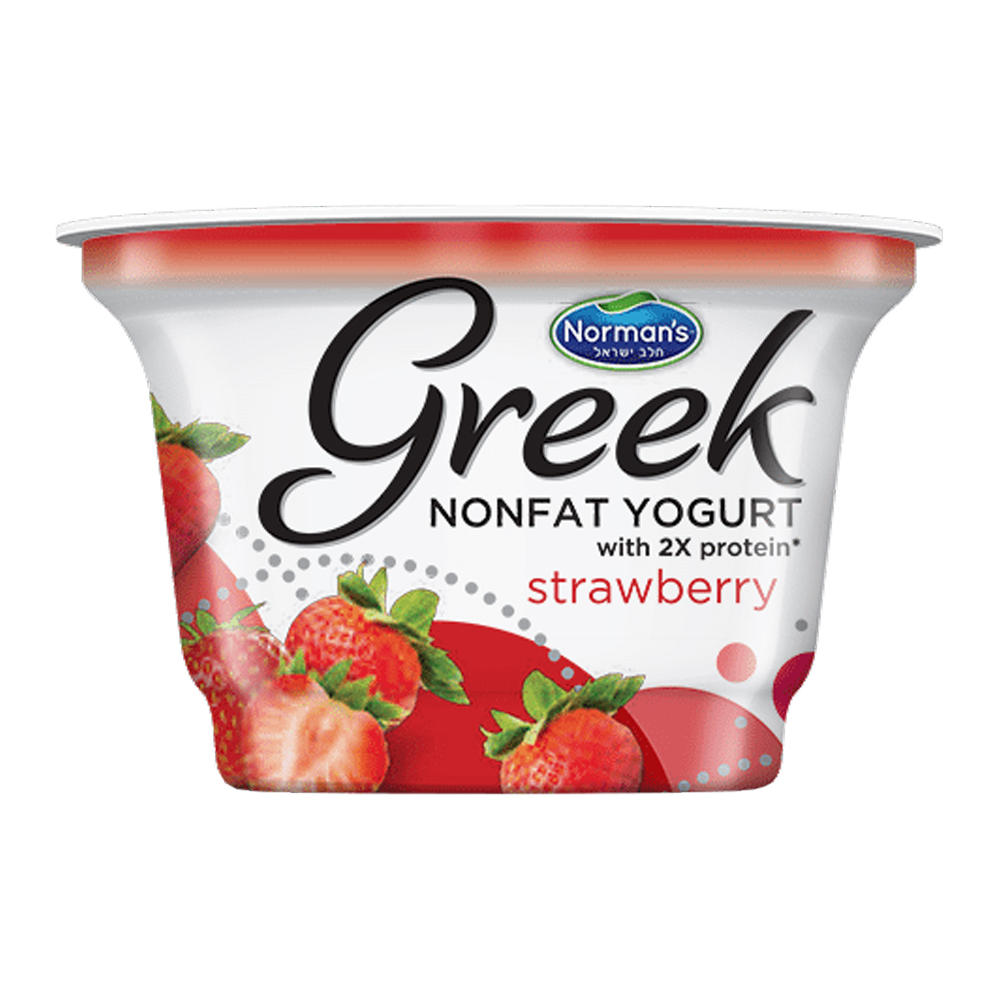 Norman's Strawberry Nonfat Greek Yogurt, 6 oz