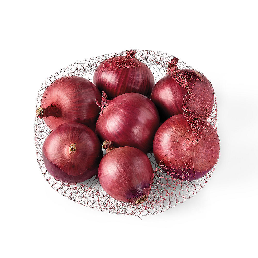 Fresh Red Onions, 3 lb bag