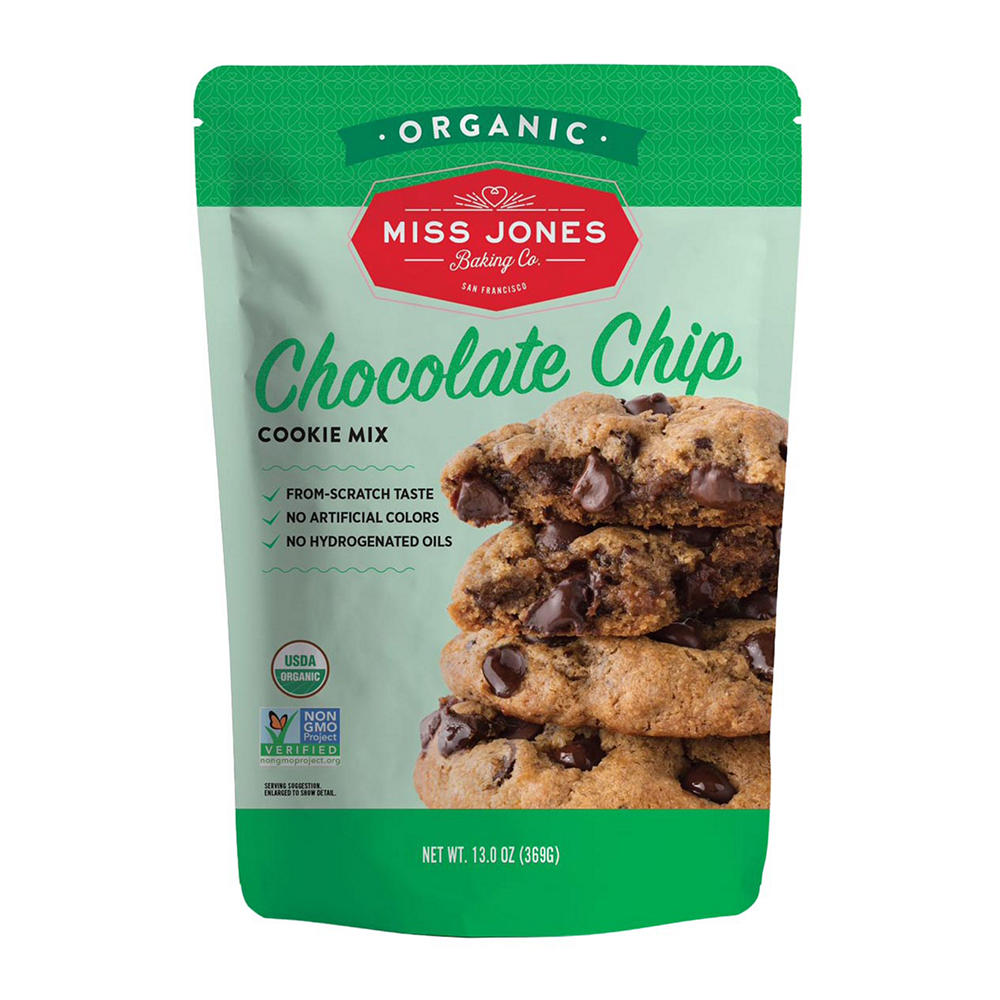 Miss Jones Organic Chocolate Chip Cookie Mix, 13 oz