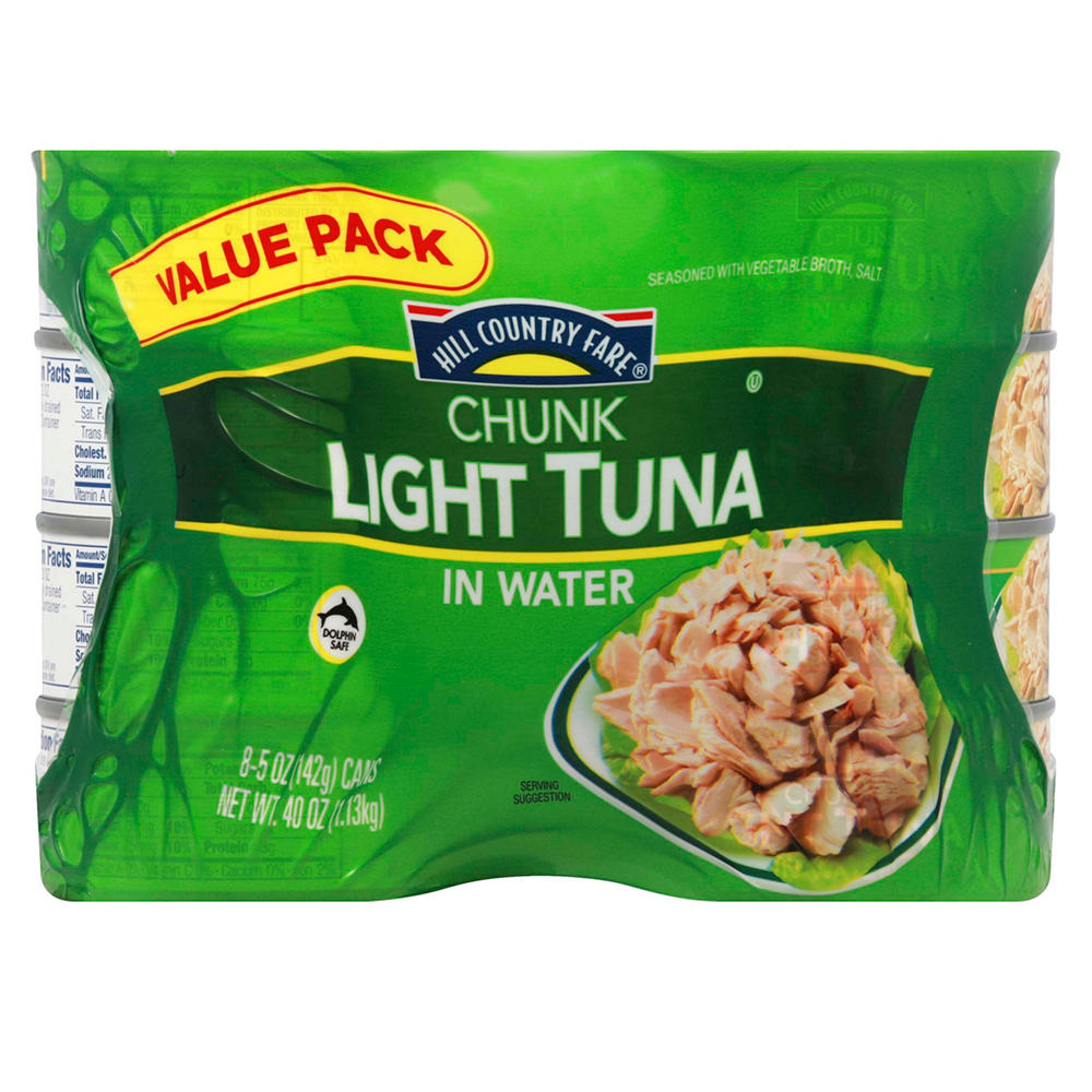 Hill Country Fare Chunk Light Tuna Value Pack, 5 oz