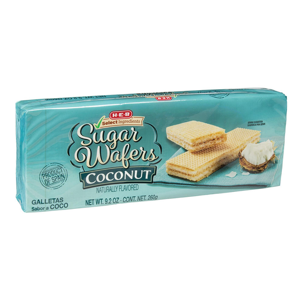 H-E-B Coconut Sugar Wafers, 9.2 oz