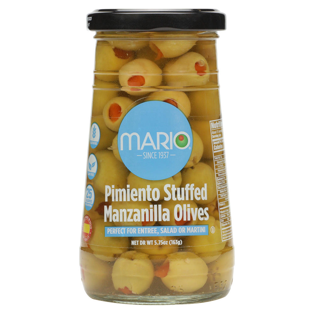 Mario Pimiento Stuffed Manzanilla Olives, 5.75 oz