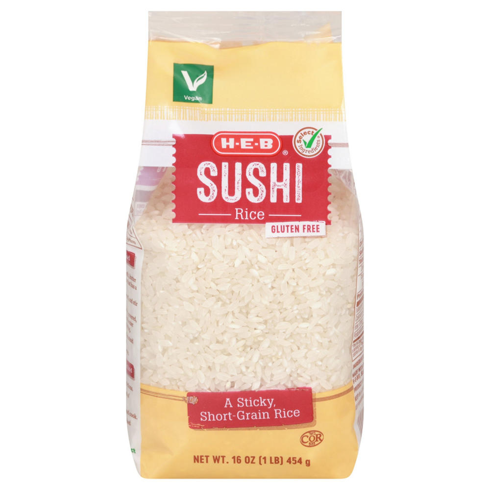 H-E-B Short Grain Sushi Rice, 1 lb