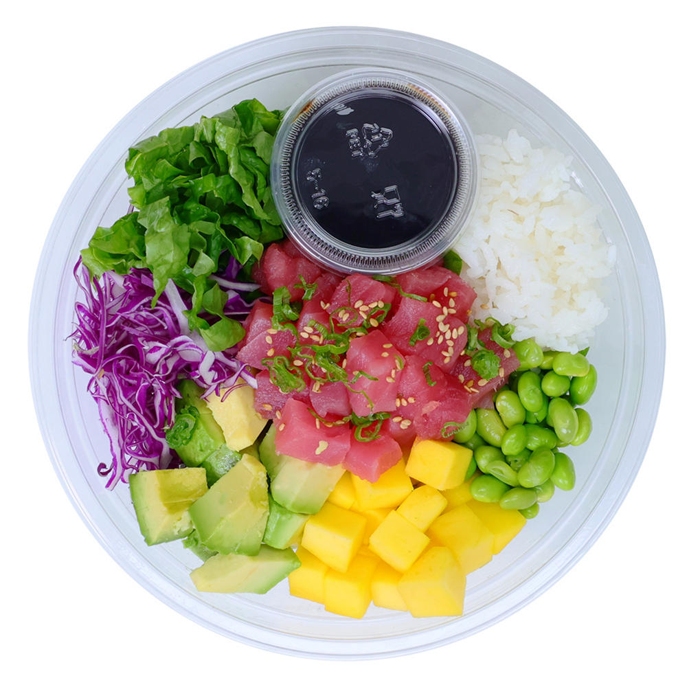 H-E-B Sushiya Tuna Poke Bowl with White Rice & Original Sauce, 13.7 oz