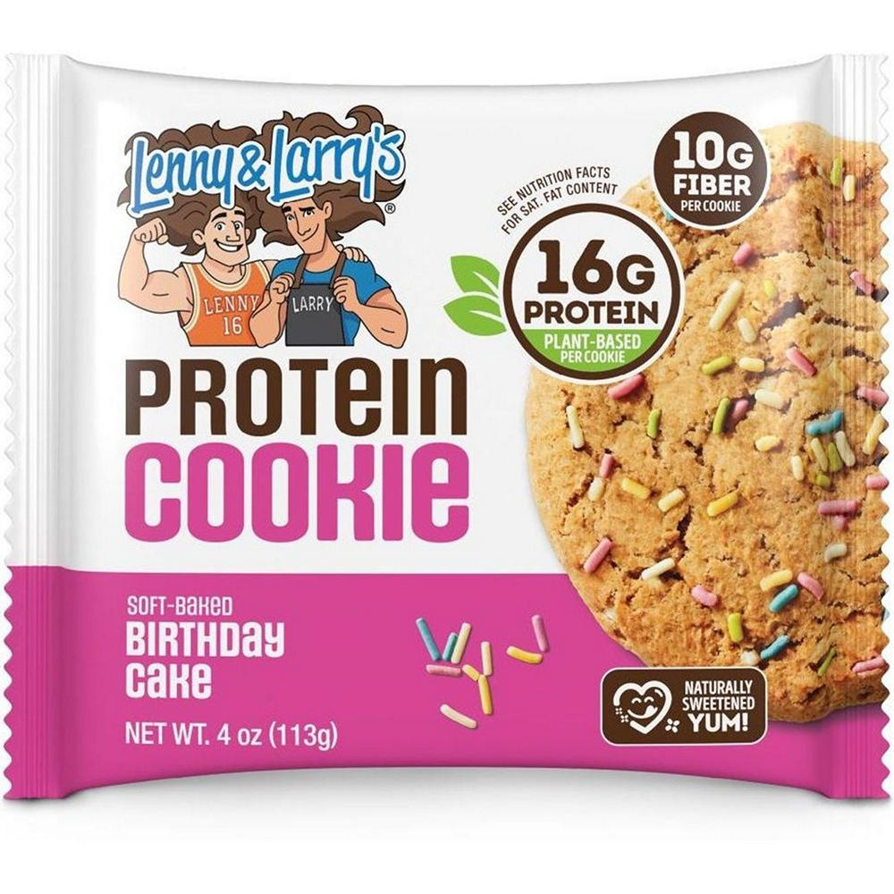 Lenny & Larry's The Complete Cookie - 16g Protein Birthday Cake, 4 oz