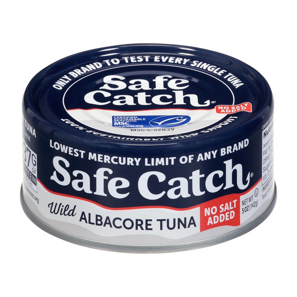 Safe Catch No Salt Added Wild Albacore Tuna, 5 oz