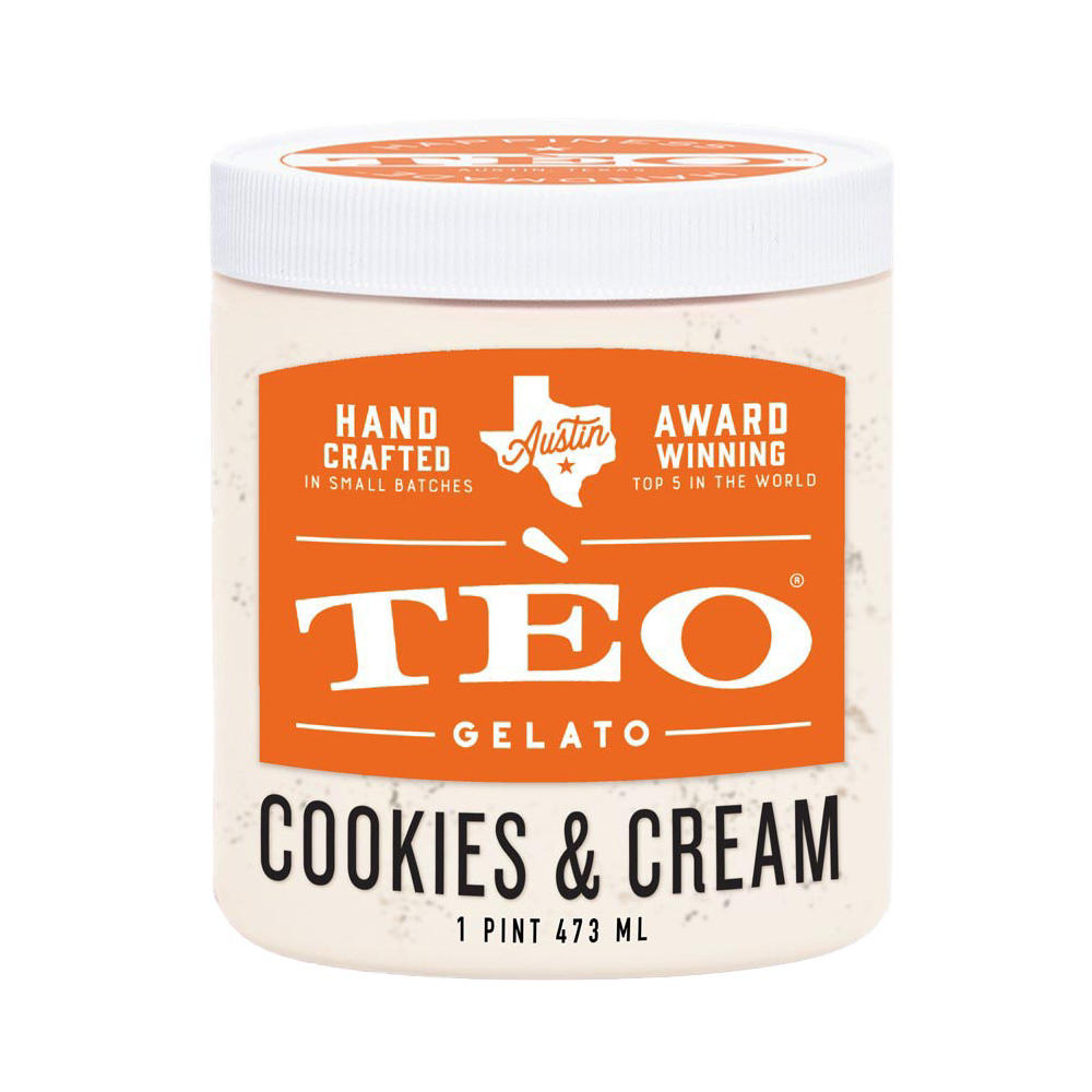 Tèo Cookies & Cream Gelato, 1 pt